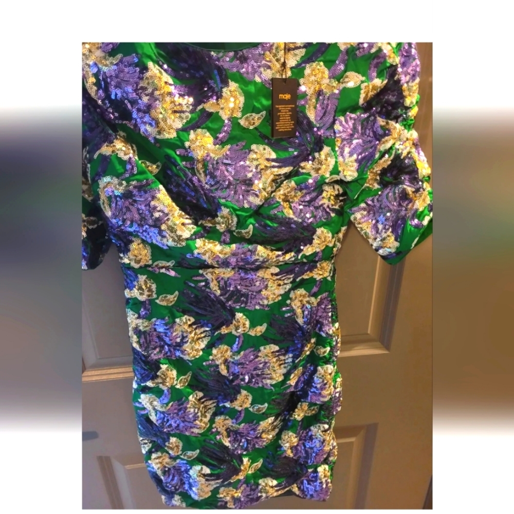 MAJE sequins Dress (Broken Zipper)